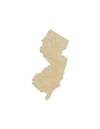 New Jersey State wood shape wood cutouts State cutouts State shapes DIY #1779 - Multiple Sizes Available - Unfinished Wood Cutout Shapes