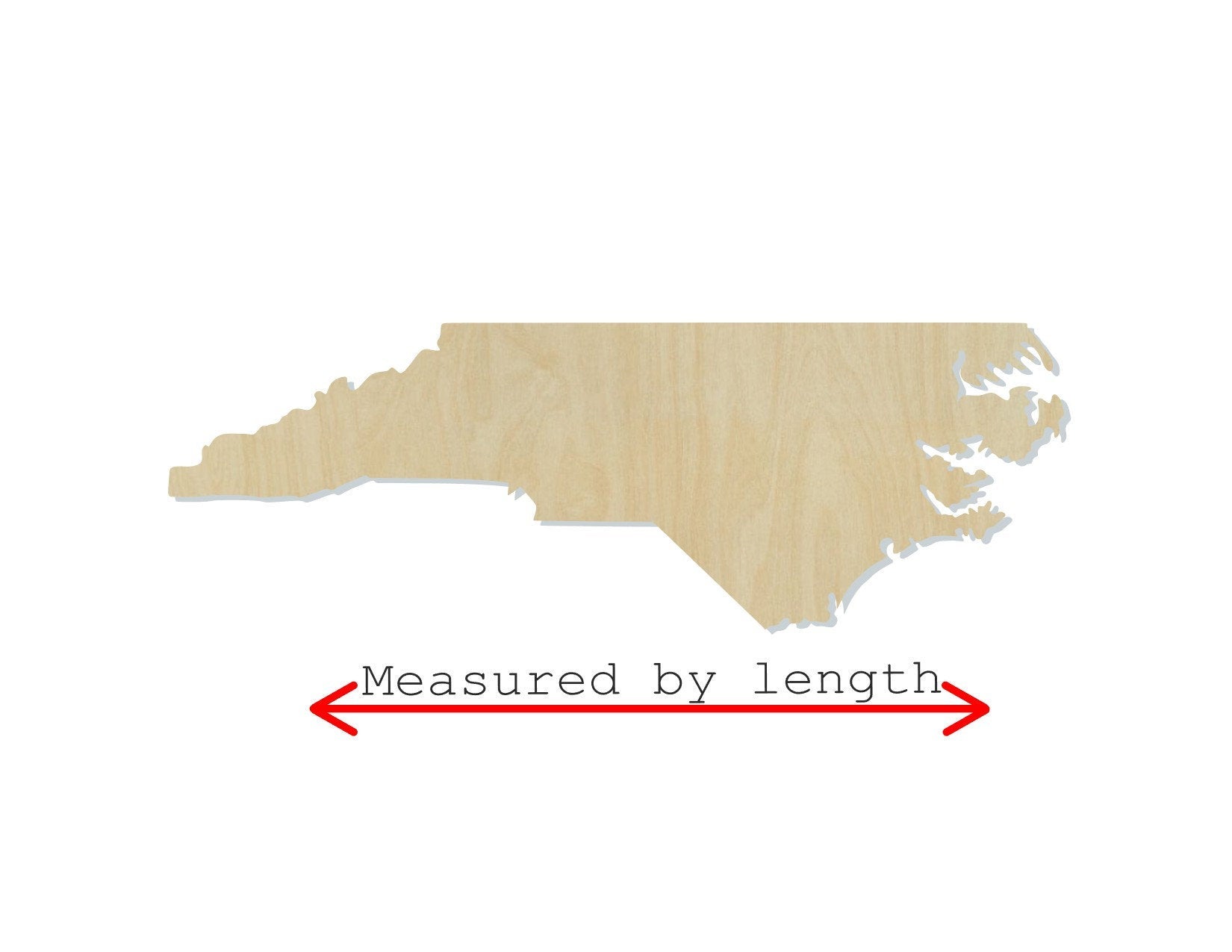 North Carolina State wood shape wood cutouts State cutouts DIY Paint kit #1787 - Multiple Sizes Available - Unfinished Wood Cutout Shapes