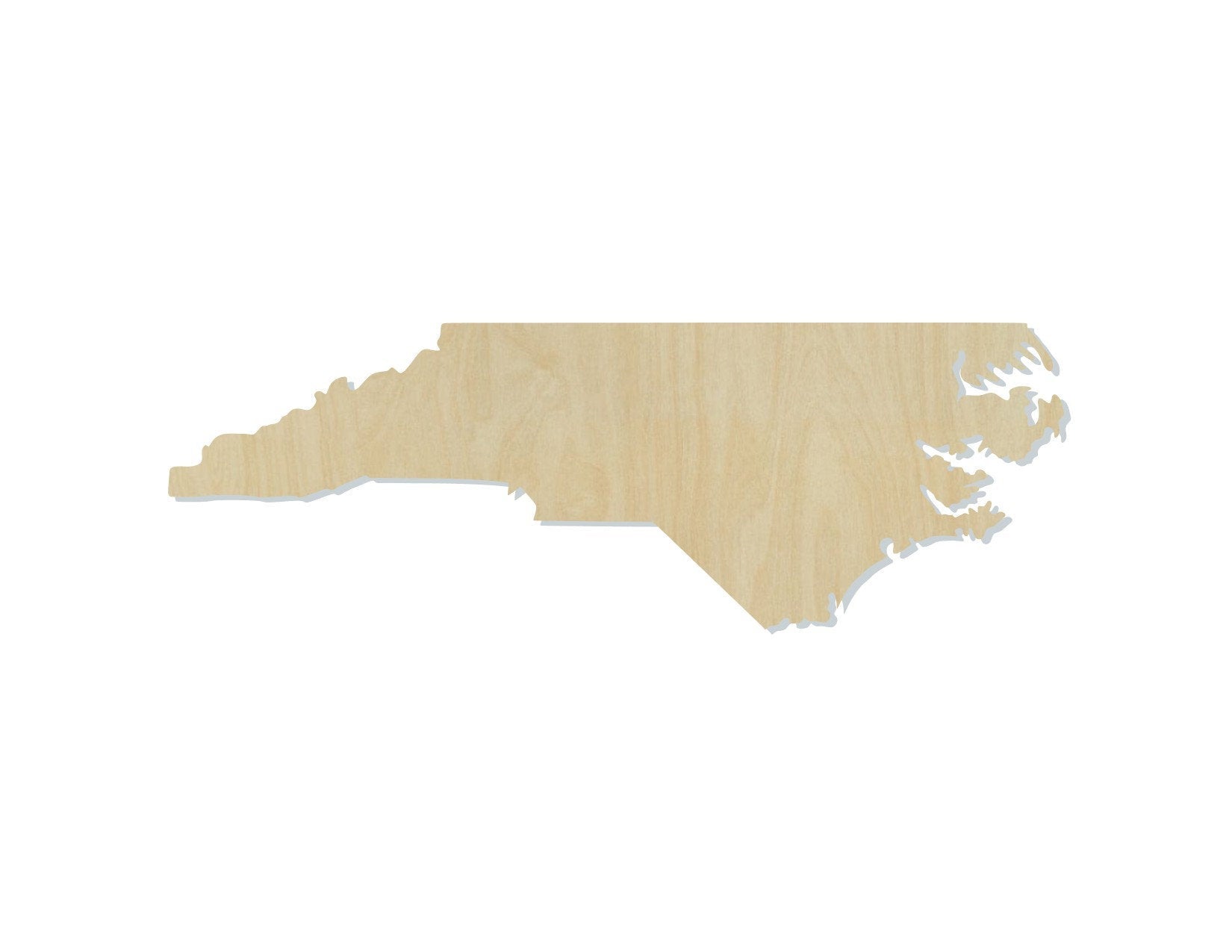 North Carolina State wood shape wood cutouts State cutouts DIY Paint kit #1787 - Multiple Sizes Available - Unfinished Wood Cutout Shapes
