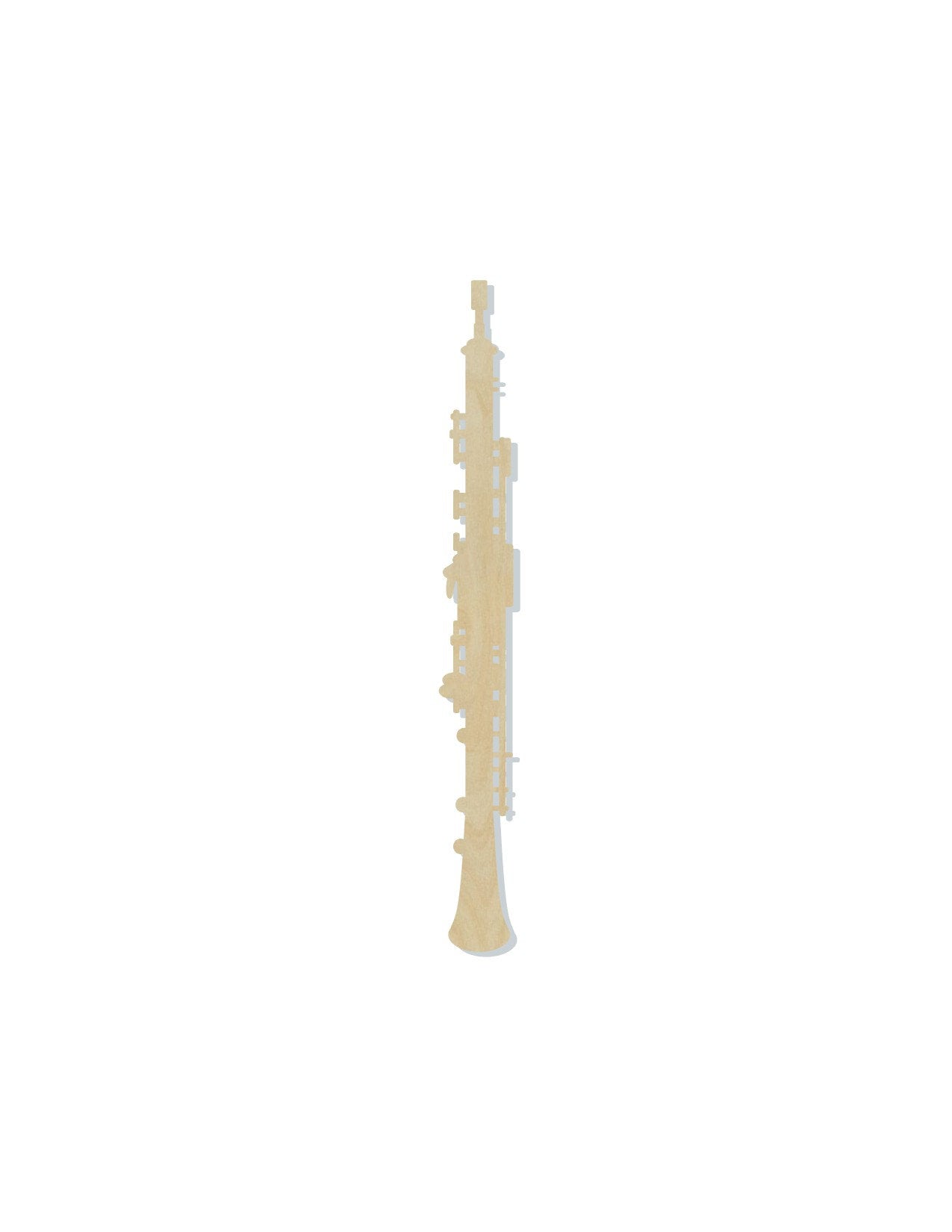 Oboe wood shape wood cutouts Music Musician Band DIY Paint kit #1791 - Multiple Sizes Available - Unfinished Wood Cutout Shapes
