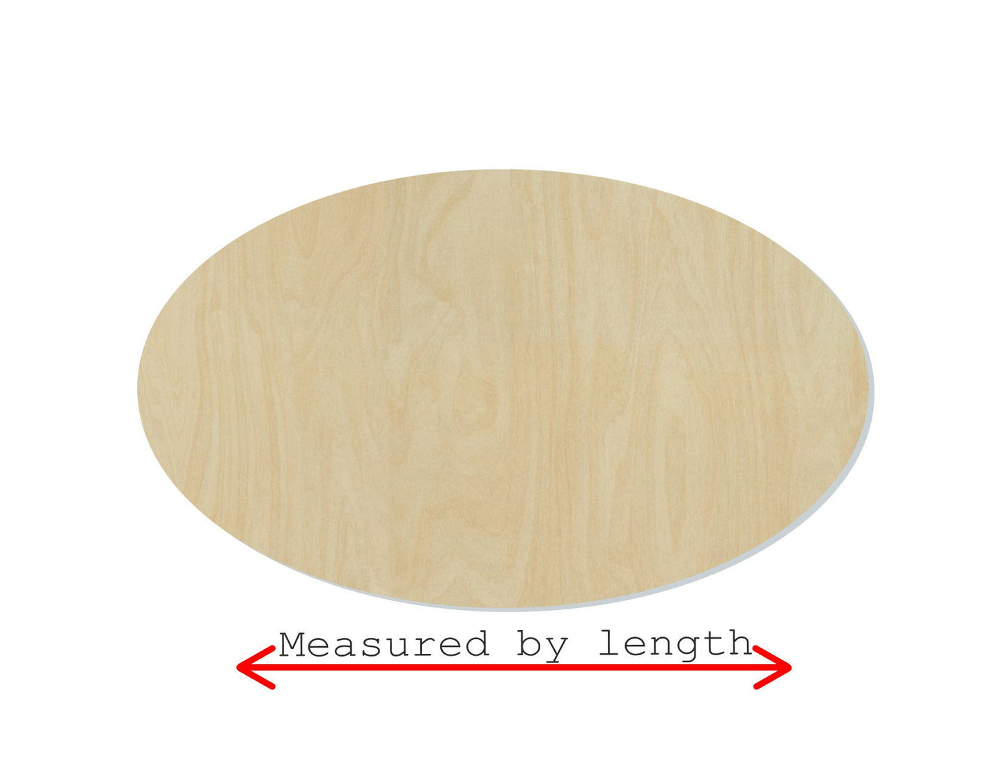 Oval wood shape wood cutouts shape cutouts DIY paint kit #1807 - Multiple Sizes Available - Unfinished Wood Cutout Shapes