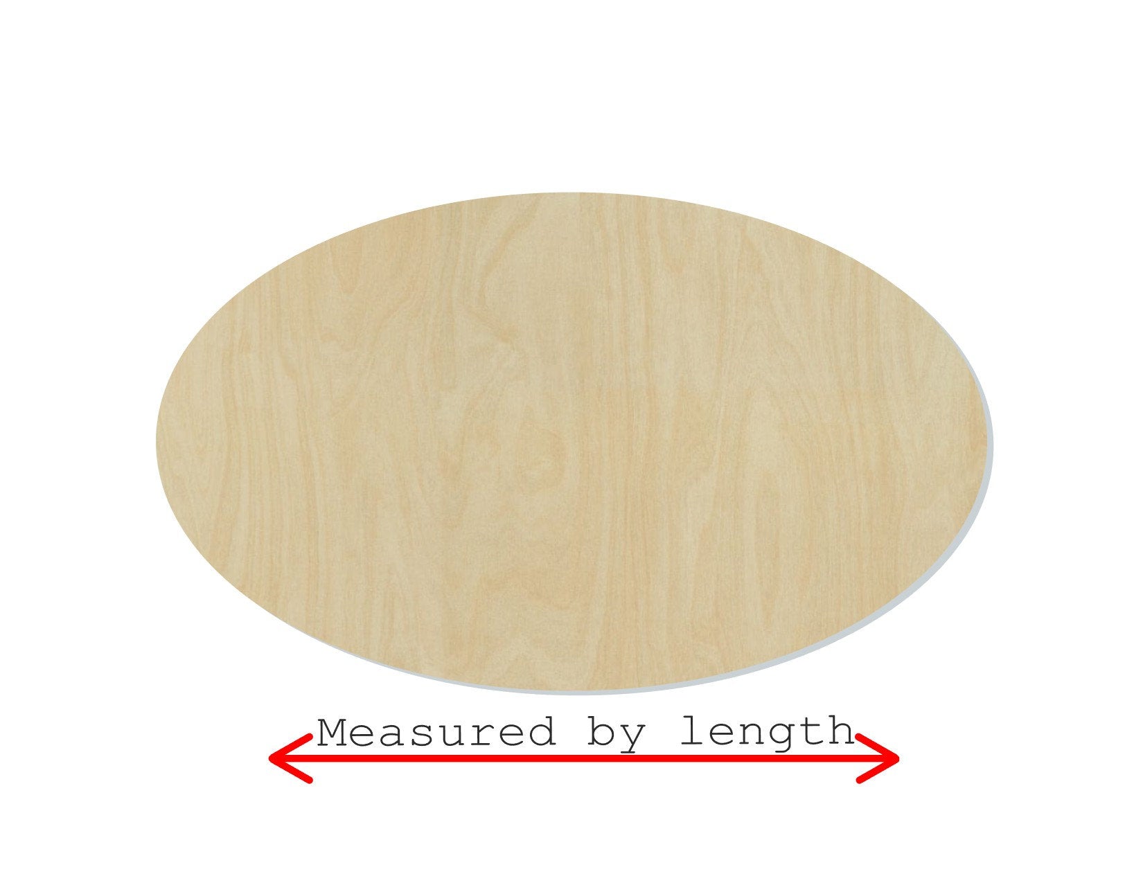 Oval wood shape wood cutouts shape cutouts DIY paint kit #1807 - Multiple Sizes Available - Unfinished Wood Cutout Shapes