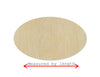 Oval wood shape wood cutouts shape cutouts DIY paint kit #1807 - Multiple Sizes Available - Unfinished Wood Cutout Shapes