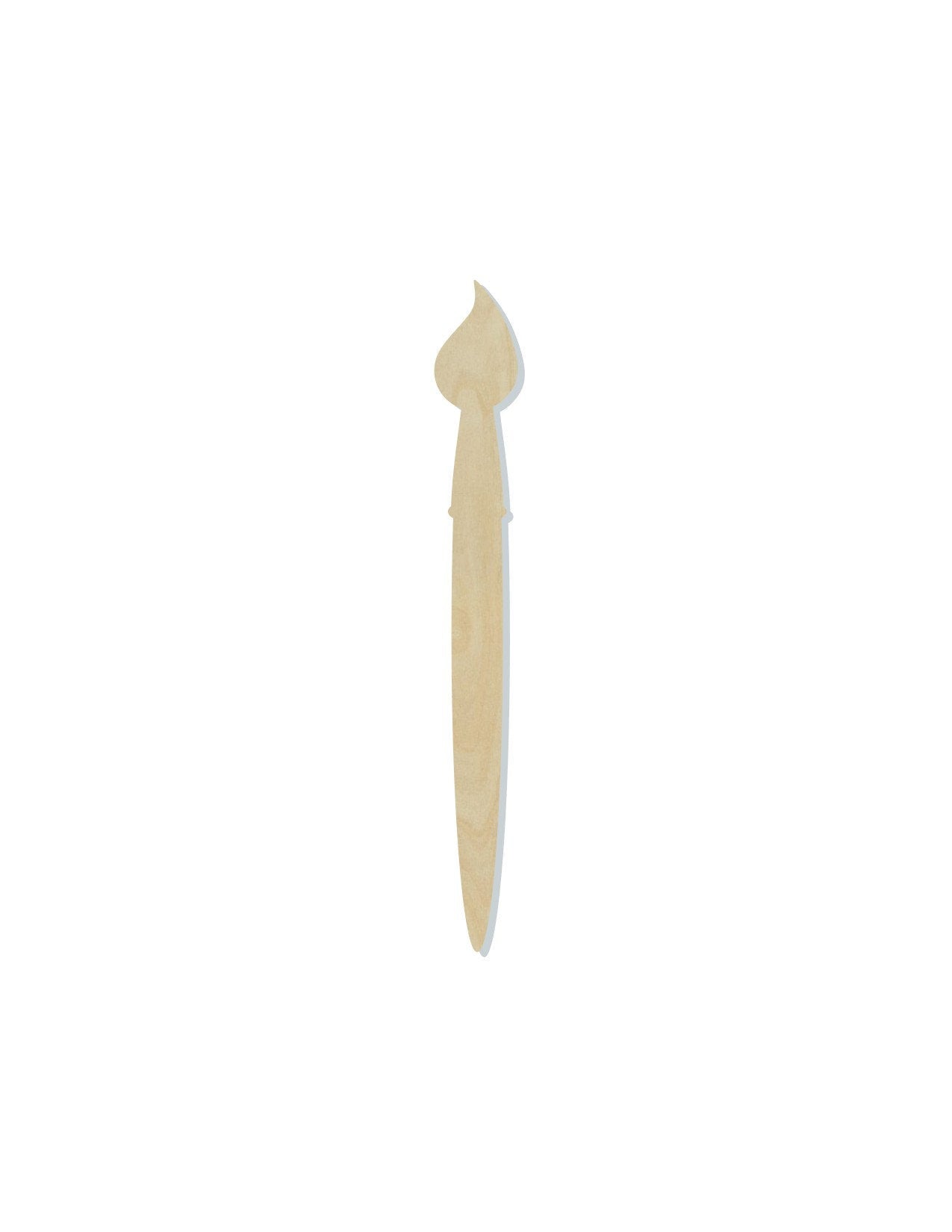Paint Brush wood shape wood cutouts coloring painting DIY Paint kit #1814 - Multiple Sizes Available - Unfinished Wood Cutout Shapes