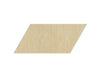 Parallelogram wood shape wood cutouts shape cutouts DIY paint kit #1824 - Multiple Sizes Available - Unfinished Wood Cutout Shapes