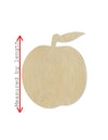 Peach wood shape wood cutouts food shapes food cutouts DIY Paint kit #1829 - Multiple Sizes Available - Unfinished Wood Cutout Shapes