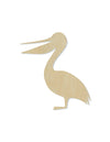 Pelican wood shape wood cutouts animal shapes animal cutouts DIY Paint kit #1833 - Multiple Sizes Available - Unfinished Wood Cutout Shapes