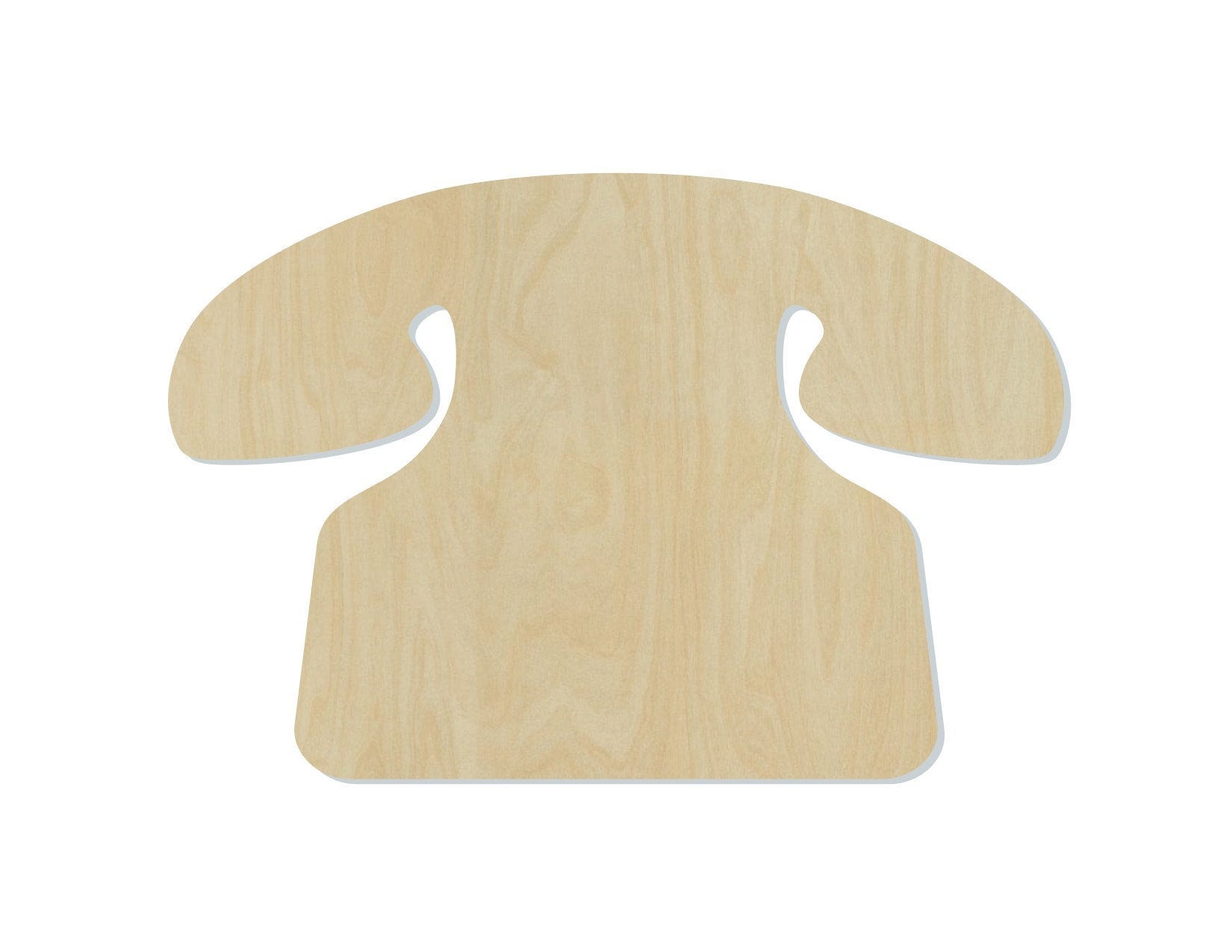 Phone wood shape wood cutouts Household Home DIY Paint kit #1844 - Multiple Sizes Available - Unfinished Wood Cutout Shapes