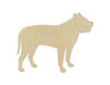 Pit Bull wood shape wood cutouts dog cutouts animal cutouts DIY Paint kit #1861 - Multiple Sizes Available - Unfinished Wood Cutout Shapes