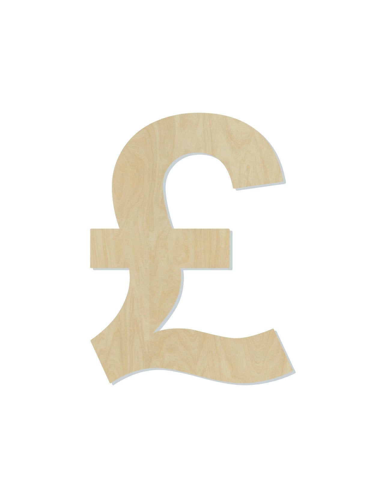 Pound Sign Wood shape wood cutouts Money Shopping DIY paint kit #1883 - Multiple Sizes Available - Unfinished Wood Cutout Shapes
