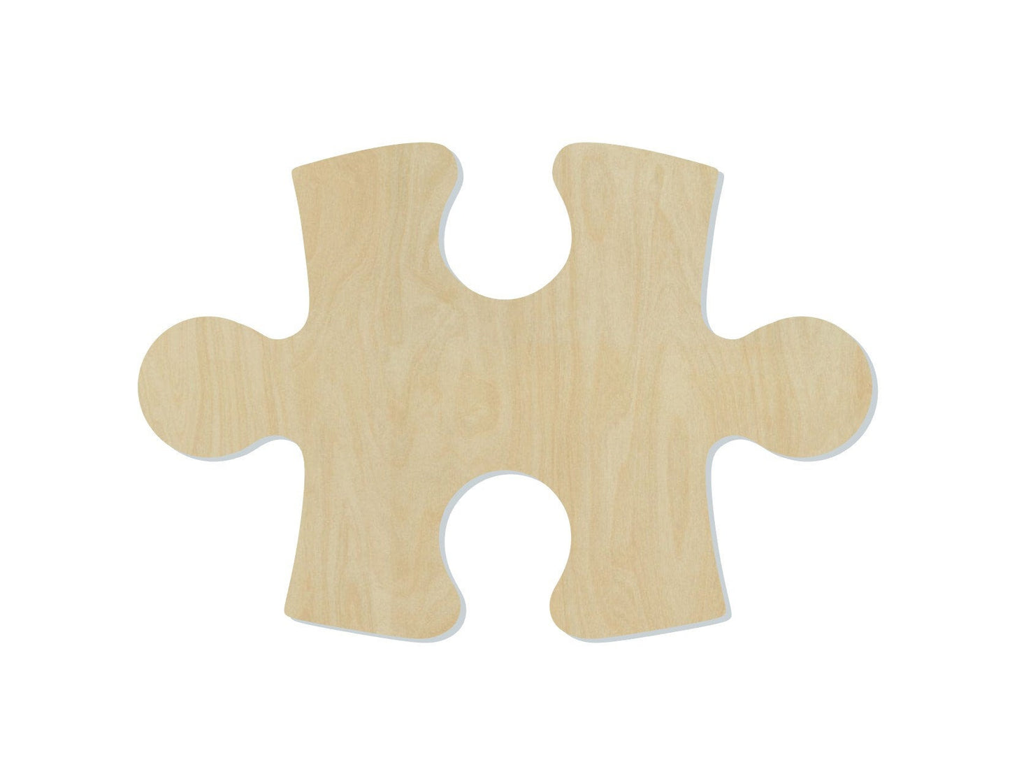 Puzzle Piece wood shape wood cutouts Puzzles DIY paint kit #1899 - Multiple Sizes Available - Unfinished Wood Cutout Shapes