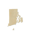 Rhode Island State wood shape wood cutouts State cutouts DIY paint #1923 - Multiple Sizes Available - Unfinished Wood Cutout Shapes