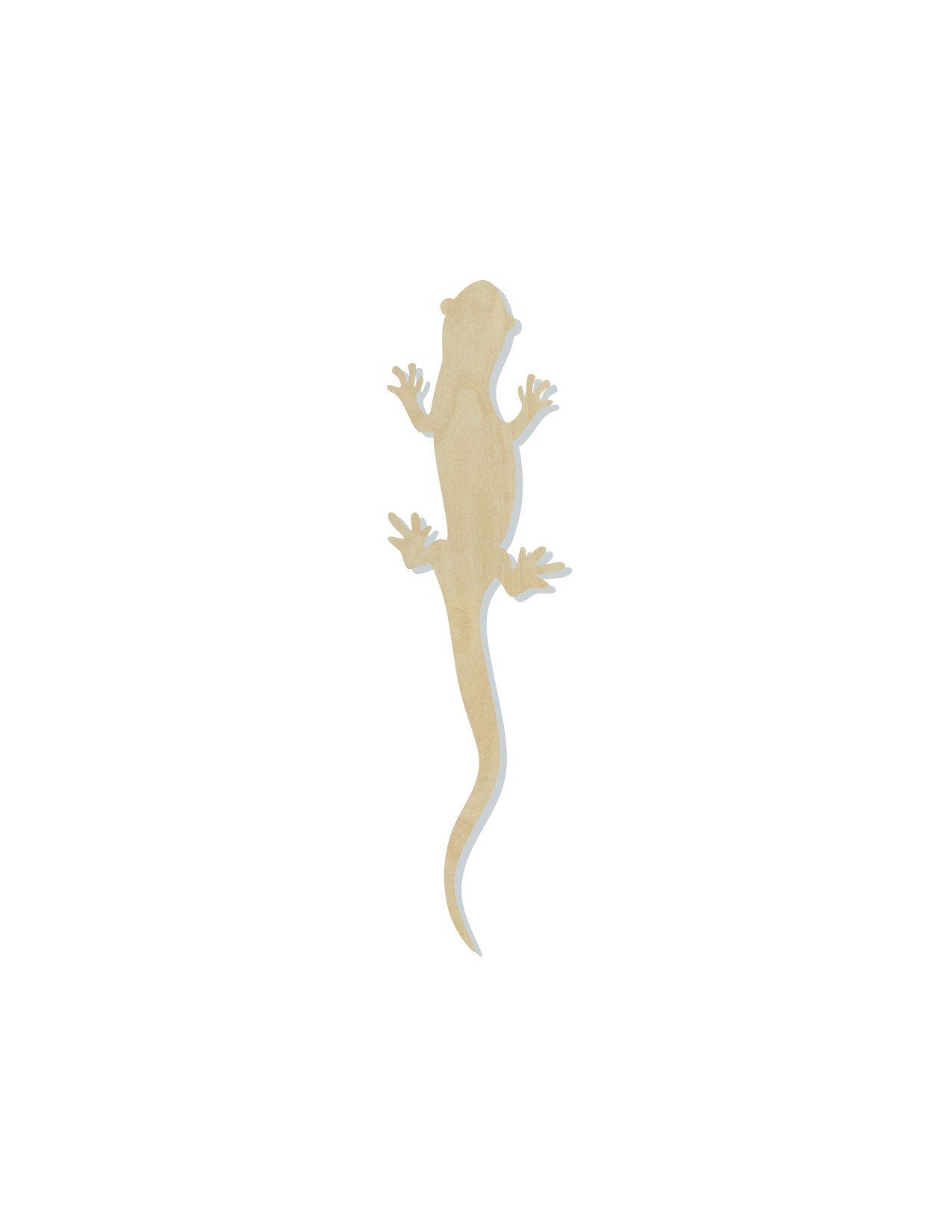 Salamander wood shape wood cutouts #1948 - Multiple Sizes Available - Unfinished Wood Cutout Shapes