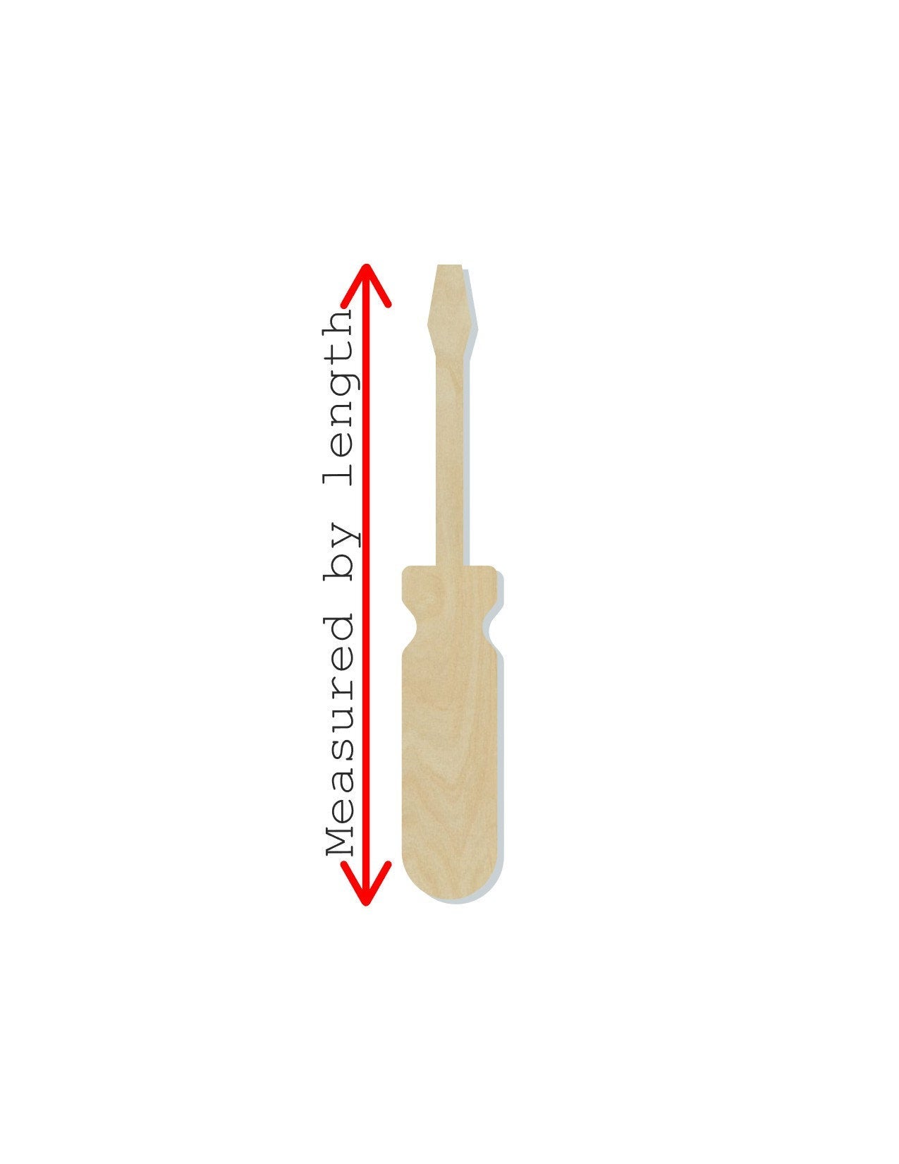Screwdriver wood shape wood cutouts Tools Garage Father's Day idea Craft #1970 - Multiple Sizes Available - Unfinished Wood Cutout Shapes