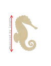 Seahorse wood shape wood cutouts ocean animals sea life beach DIY paint kit #1975 - Multiple Sizes Available - Unfinished Wood Cutout Shapes