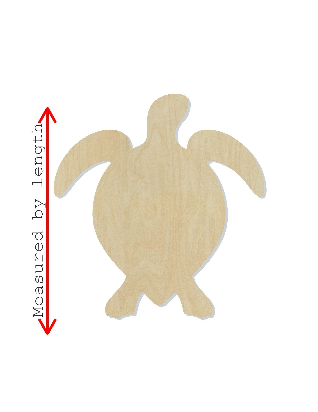 Sea Turtle wood shape wood cutouts ocean animals sea life beach DIY #1979 - Multiple Sizes Available - Unfinished Wood Cutout Shapes