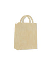 Shopping Bag wood shape wood cutouts Grocery Shopping DIY paint kit #1994 - Multiple Sizes Available - Unfinished Wood Cutout Shapes