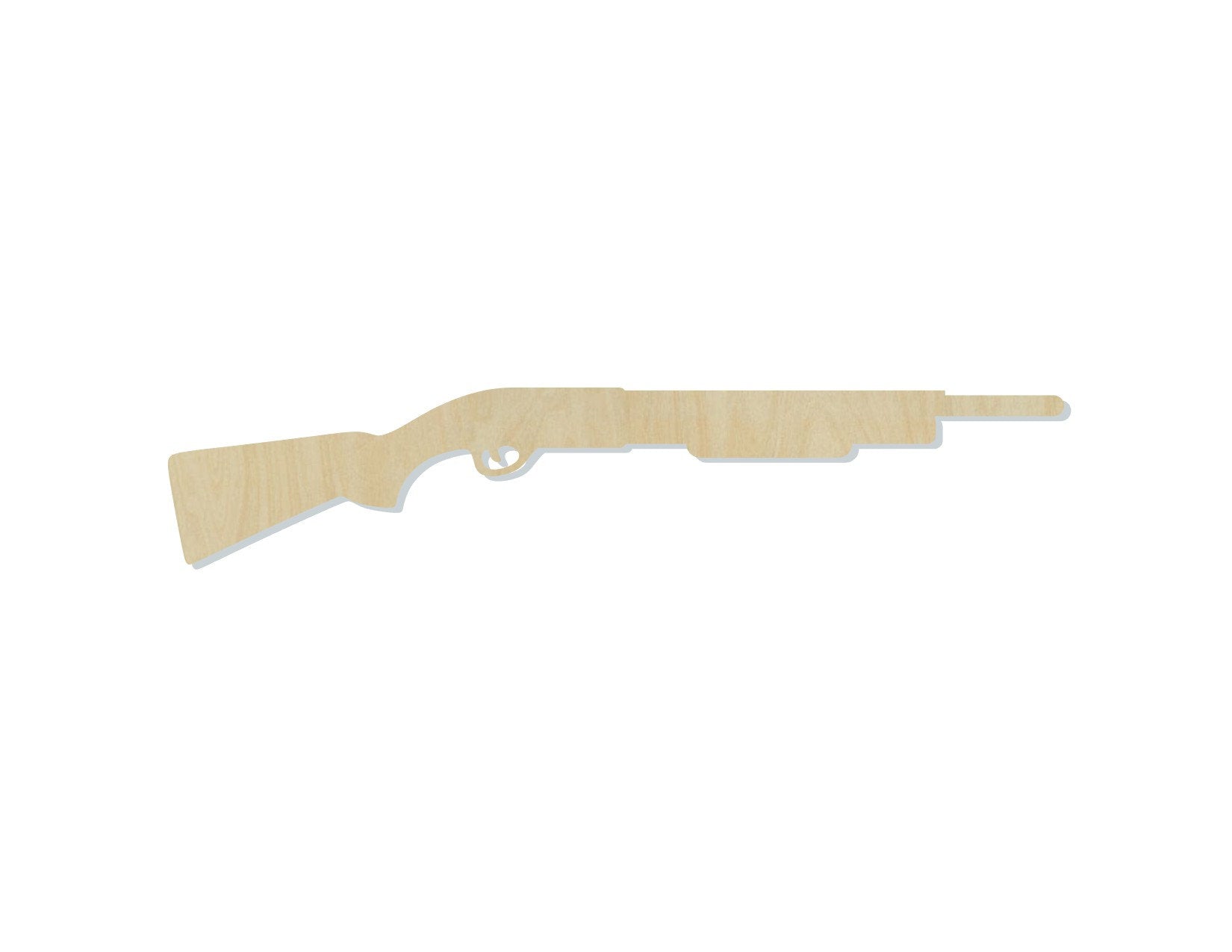 Shot Gun wood cutouts wood shapes Guns Hunting DIY Paint kit #1997 - Multiple Sizes Available - Unfinished Wood Cutout Shapes