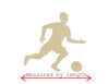 Soccer Player wood shape wood cutouts sports DIY paint kit #2029 - Multiple Sizes Available - Unfinished Wood Cutout Shapes