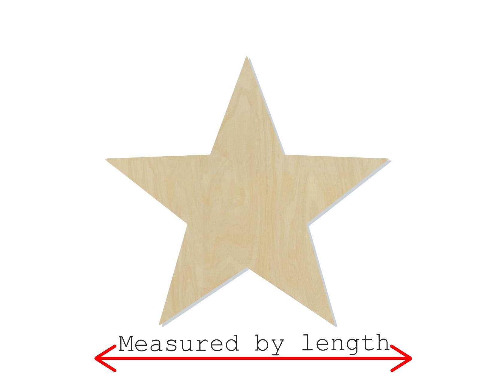 Star wood shape wood cutouts shape cutouts DIY Paint kit #2057 - Multiple Sizes Available - Unfinished Wood Cutout Shapes