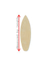 Surf Board wood shape wood cutouts Summer time DIY Paint kit #2072 - Multiple Sizes Available - Unfinished Wood Cutout Shapes