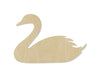 Swan wood cutout Animal Cutouts Pets Zoo animals DIY Paint kit #2075 - Multiple Sizes Available - Unfinished Wood Cutouts Shapes