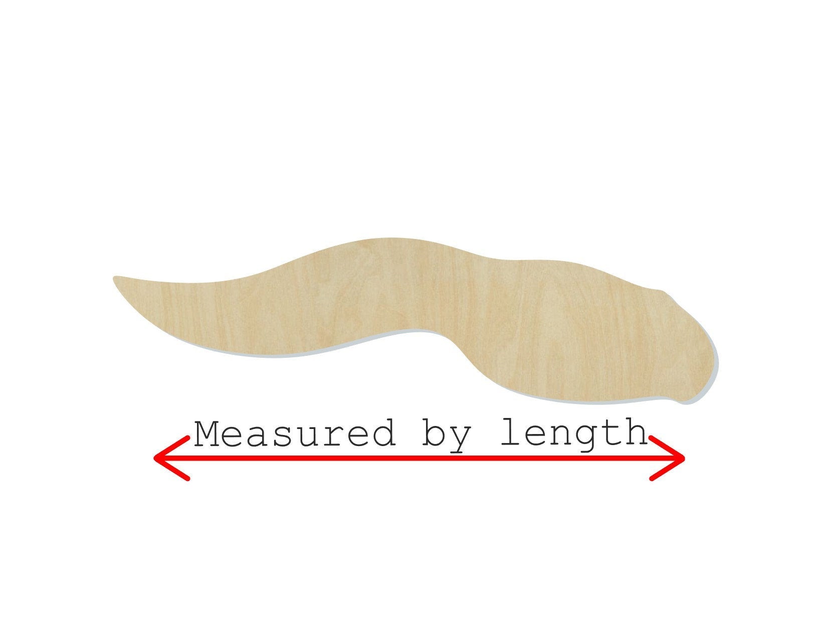 Tadpole wood shape wood cutouts DIY Paint kit #2080 - Multiple Sizes Available - Unfinished Wood Cutout Shapes