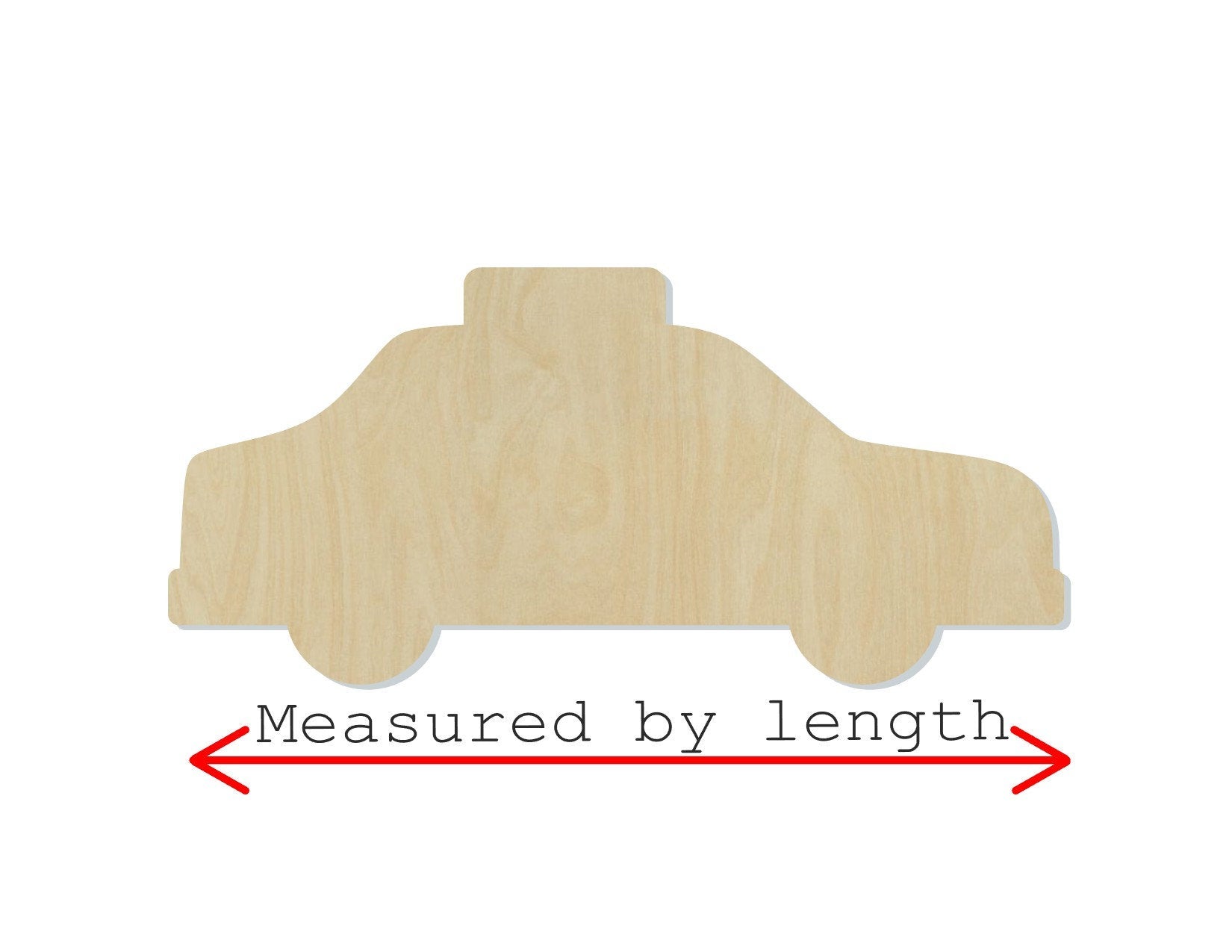 Taxi wood shape wood cutouts NYC DIY Paint kit #2085 - Multiple Sizes Available - Unfinished Wood Cutout Shapes