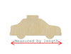 Taxi wood shape wood cutouts NYC DIY Paint kit #2085 - Multiple Sizes Available - Unfinished Wood Cutout Shapes