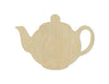 Teapot wood shape wood cutouts Tea Party DIY Paint kit #2086 - Multiple Sizes Available - Unfinished Wood Cutout Shapes