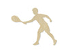 Tennis Player wood shape wood cutouts DIY Paint kit Sports #2092 - Multiple Sizes Available - Unfinished Wood Cutout Shapes