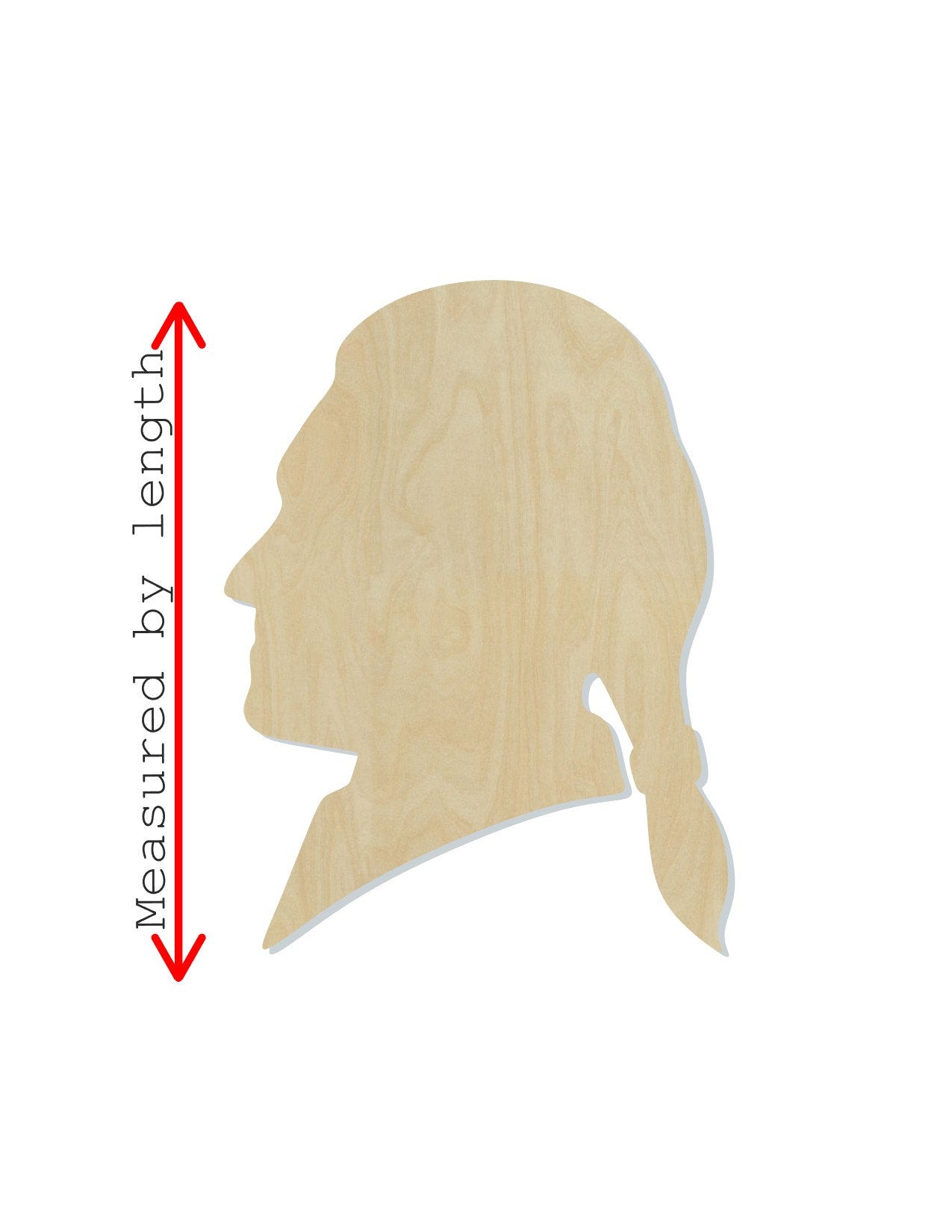Thomas Jefferson wood shape wood cutouts History DIY Paint kit #2096 - Multiple Sizes Available - Unfinished Wood Cutout Shapes