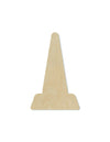 Traffic Cone wood shape wood cutouts Construction DIY Paint kit  #2113 - Multiple Sizes Available - Unfinished Wood Cutout Shapes