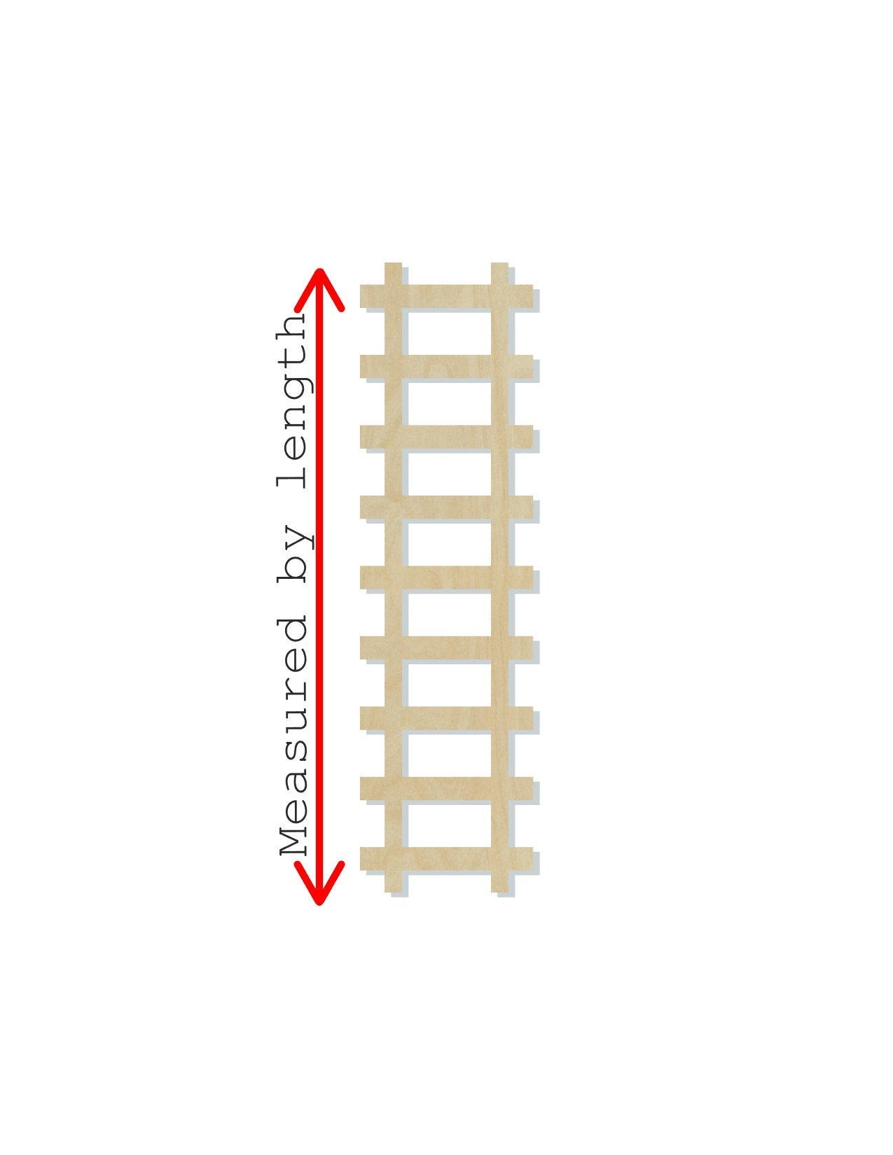 Train Tracks wood shape wood cutouts DIY Paint kit Trains #2116 - Multiple Sizes Available - Unfinished Wood Cutout Shapes