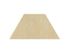 Trapezoid wood shape wood cutouts shape cutouts DIY Paint kit #2117 - Multiple Sizes Available - Unfinished Wood Cutout Shapes