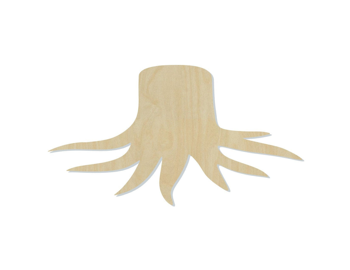 Tree Stump wood blank cutouts paint yourself DIY paint kit #2122 - Multiple Sizes Available - Unfinished Cutout Shapes