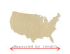 United States Wood Cutouts blank DIY Paint blank states #2152 - Multiple Sizes Available - Unfinished wood Cutout Shapes