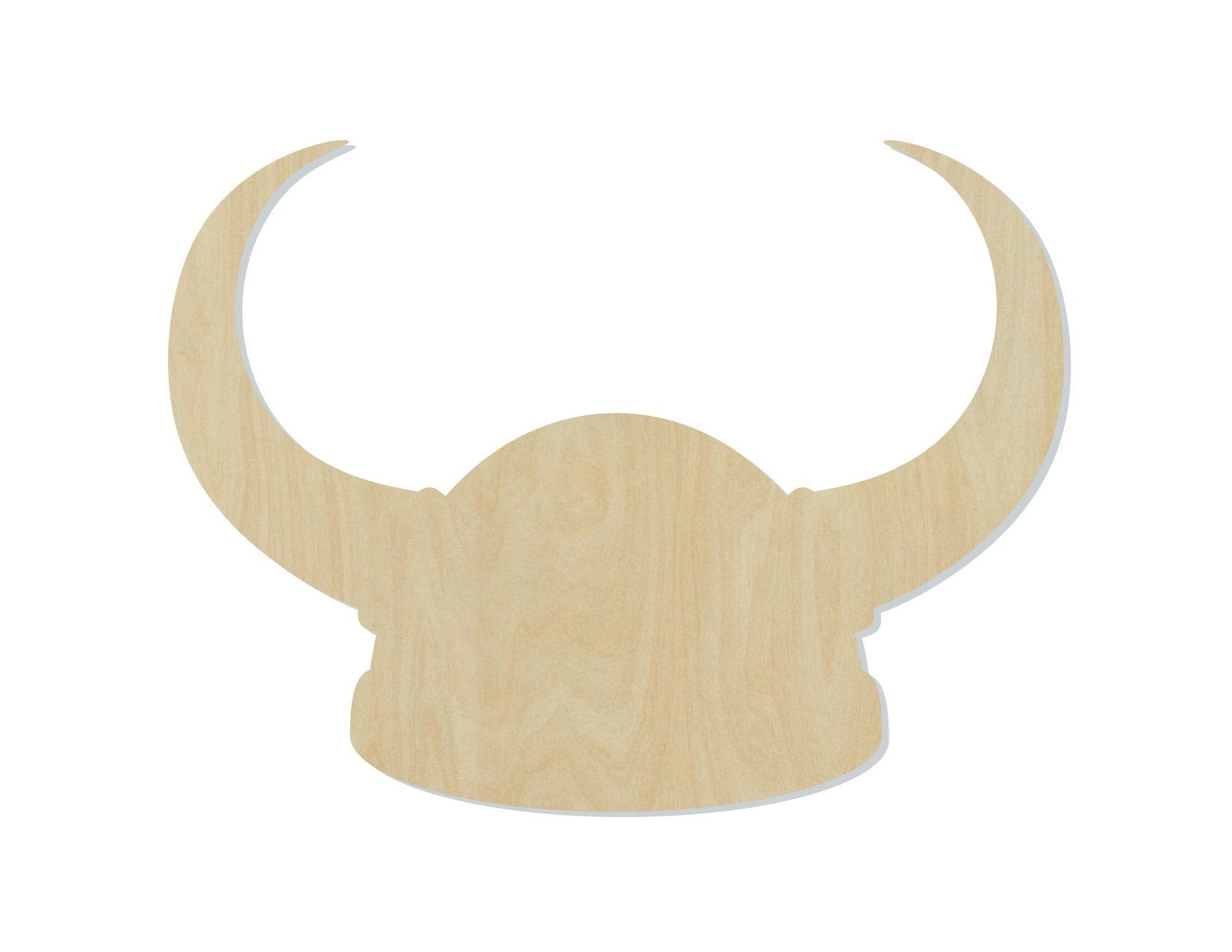 Viking Helmet Wood Cutouts DIY Paint Kit #2160 - Multiple Sizes Available - Unfinished wood Cutout Shapes