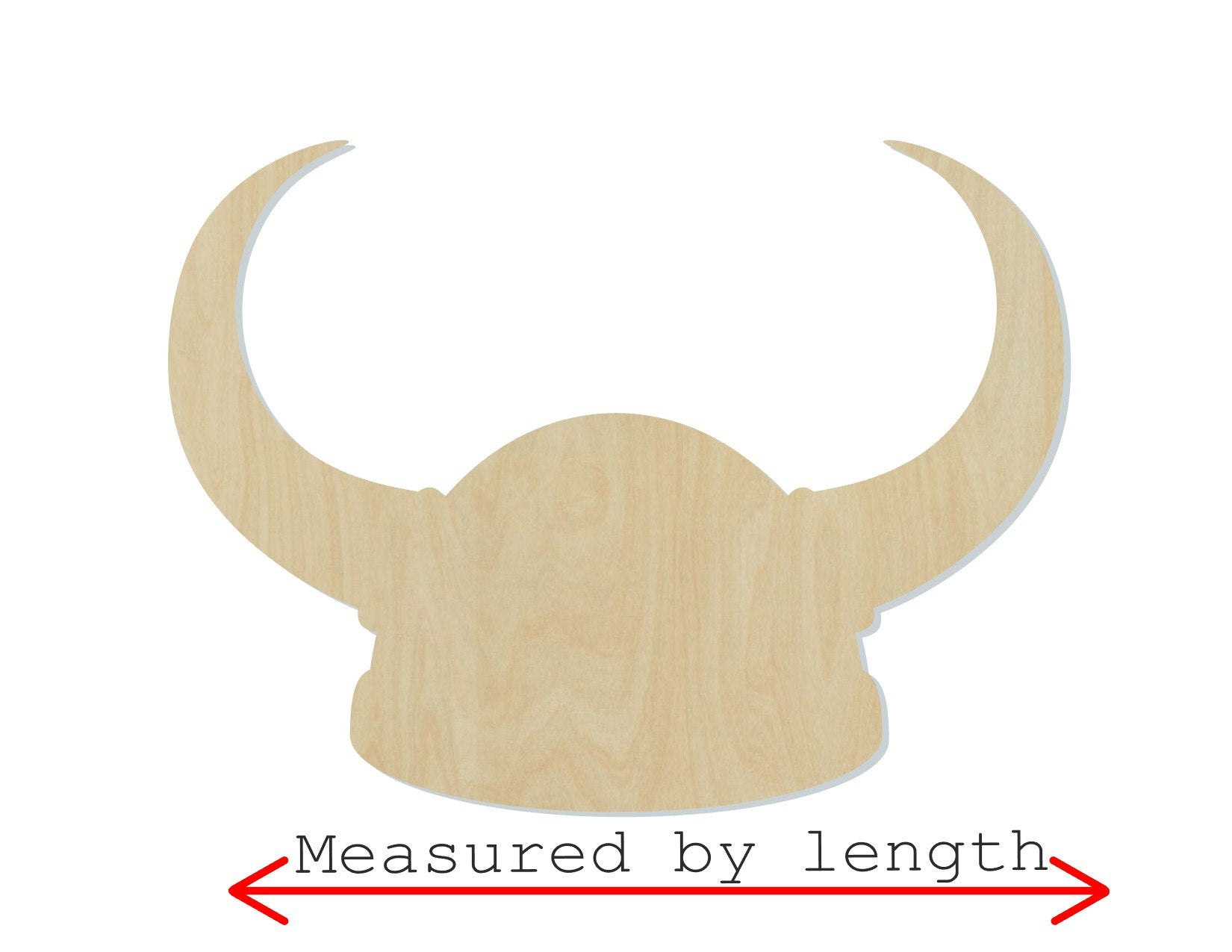 Viking Helmet Wood Cutouts DIY Paint Kit #2160 - Multiple Sizes Available - Unfinished wood Cutout Shapes