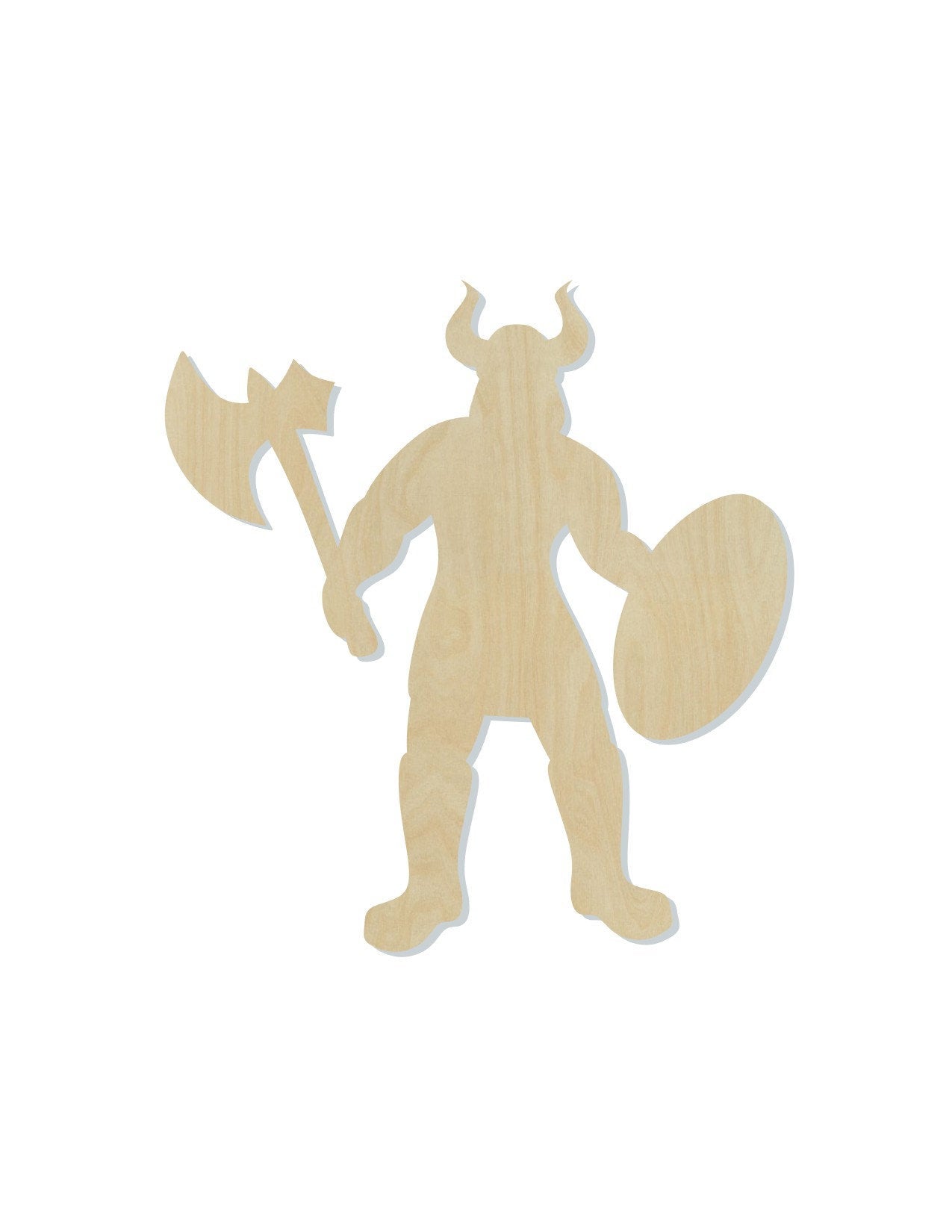 Viking Wood Cutouts #2161 - Multiple Sizes Available - Unfinished wood Cutout Shapes