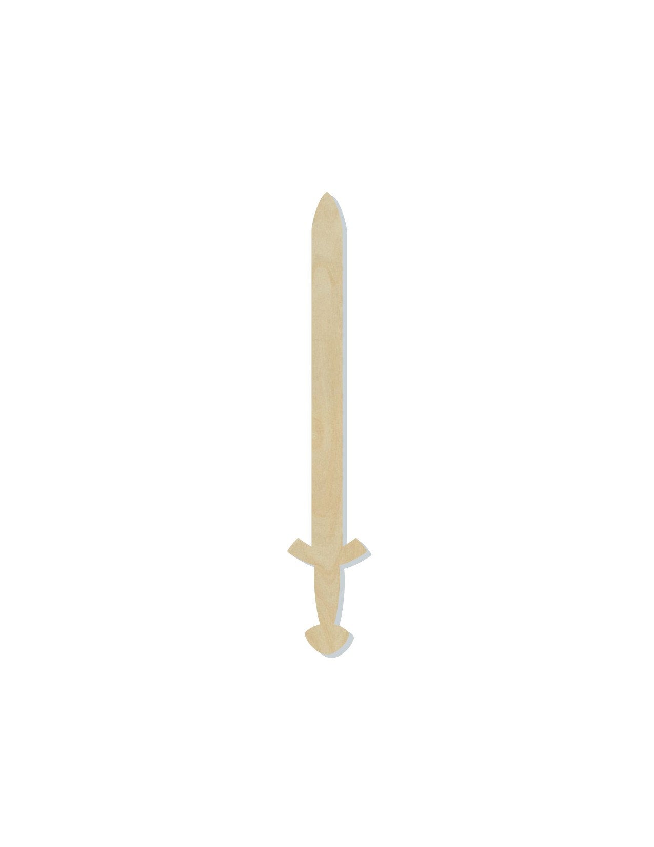 Viking Sword Wood Cutouts blanks History DIY Paint #2163 - Multiple Sizes Available - Unfinished wood Cutout Shapes