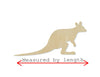 Wallaby Wood Cutouts Zoo animals, Australia Animal cutouts DIY paint #2170 - Multiple Sizes Available - Unfinished wood Cutout Shapes
