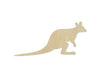 Wallaby Wood Cutouts Zoo animals, Australia Animal cutouts DIY paint #2170 - Multiple Sizes Available - Unfinished wood Cutout Shapes