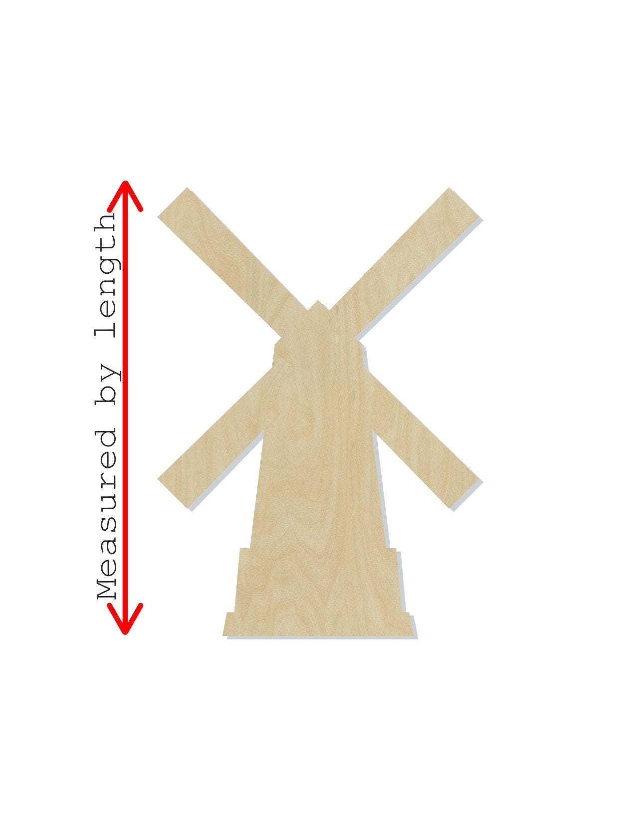 Windmill Wood Cutouts Netherlands Holland DIY Paint #2190 - Multiple Sizes Available - Unfinished wood Cutout Shapes