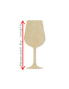 Wine Glass Wood Cutouts DIY Paint Girls night #2192 - Multiple Sizes Available - Unfinished wood Cutout Shapes