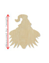 Witch Face Wood Cutouts Halloween DIY Paint #2196 - Multiple Sizes Available - Unfinished wood Cutout Shapes