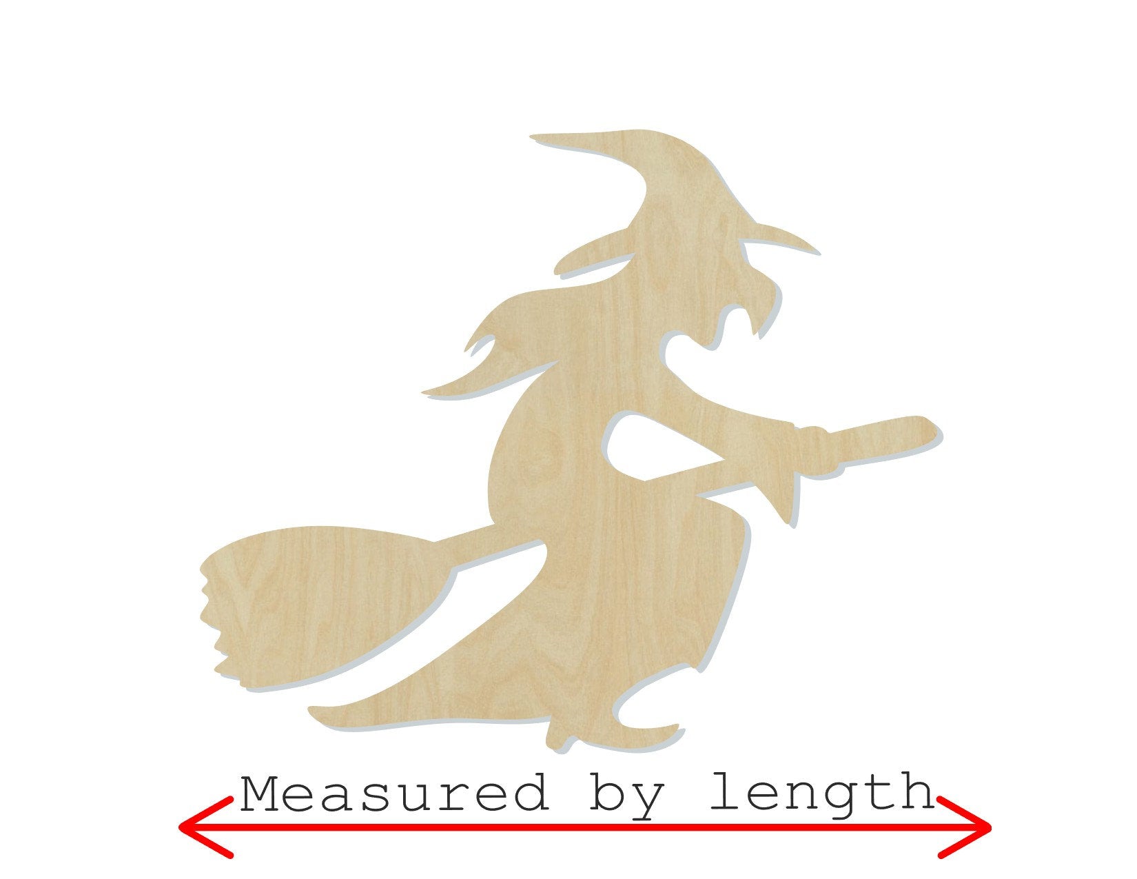 Witch Wood Cutouts Halloween DIY Paint #2198 - Multiple Sizes Available - Unfinished wood Cutout Shapes