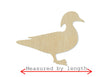 Wood Duck Wood Cutouts Animal blanks Animal cutouts Farm DIY Paint #2204 - Multiple Sizes Available - Unfinished wood Cutout Shapes