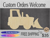 Bulldozer blank wood cutouts Machinery Construction Tools #1234 - Multiple Sizes Available - Unfinished Wood Cutout Shapes