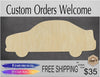 Car blank wood cutouts Transportation #1261 - Multiple Sizes Available - Unfinished Wood Cutout Shapes